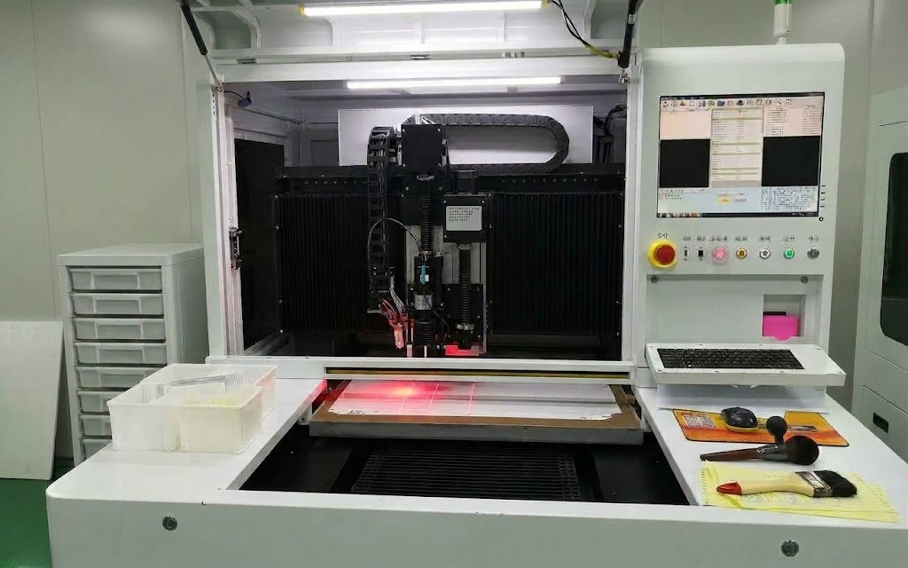 Dedicated UV laser cutting machine with CCD vision positioning for optical filters