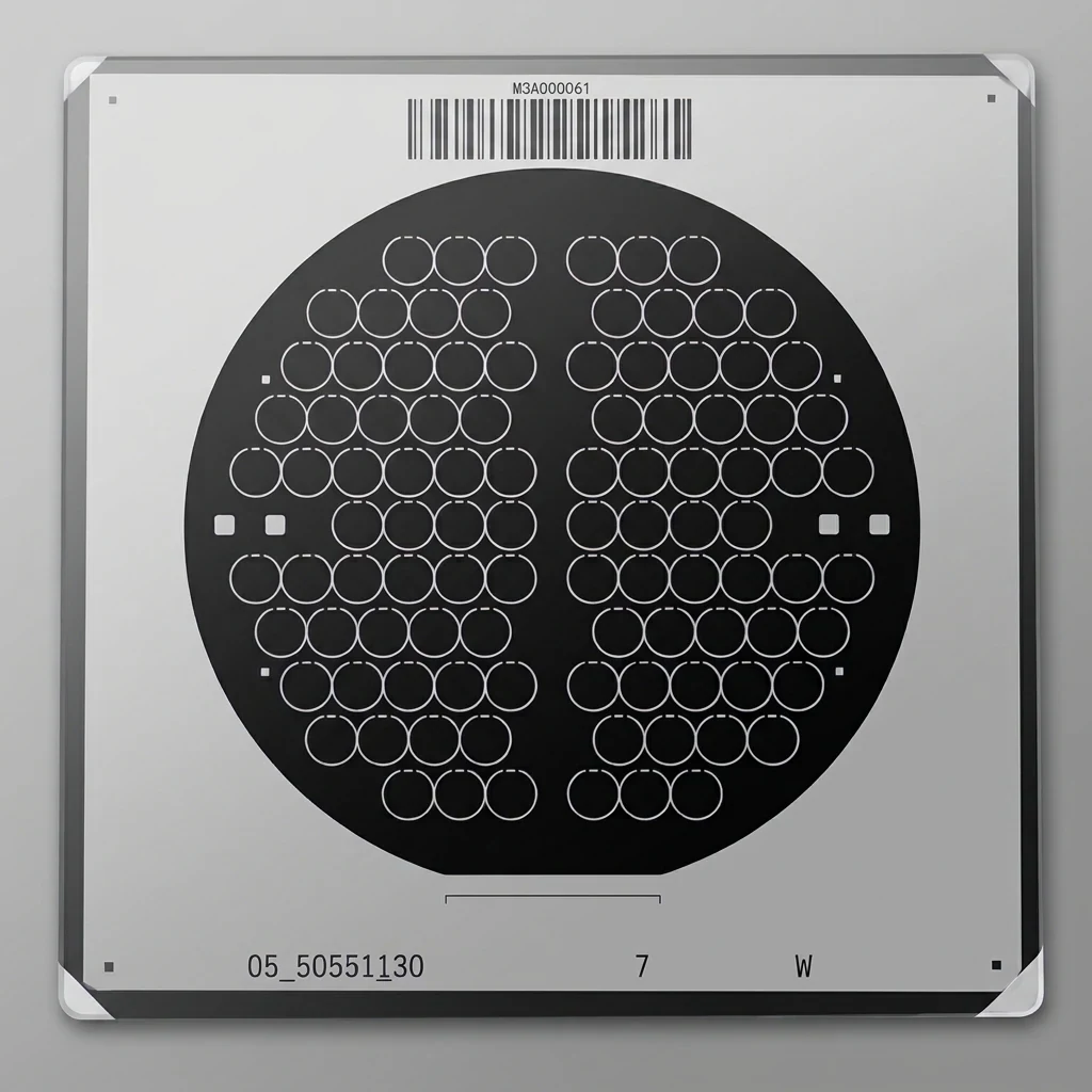 Patterned glass photomask supplied by TL OPTIK