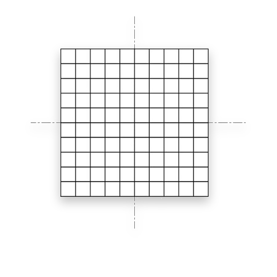 Precision Grid Reticles — Pattern 070