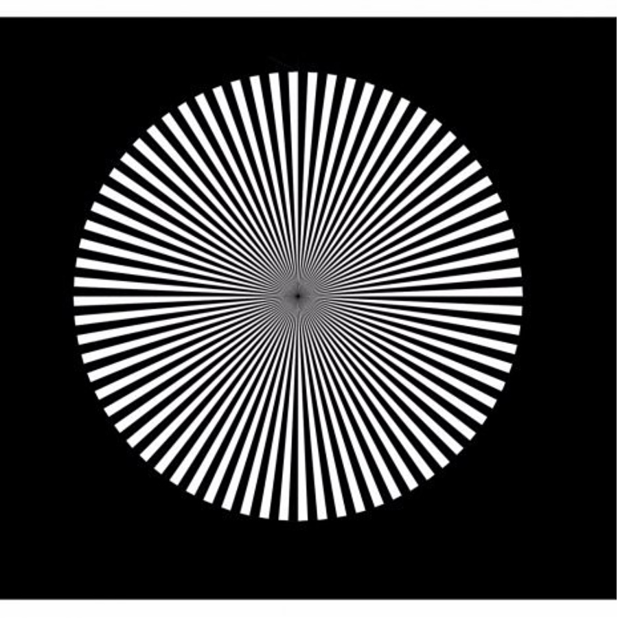 Optical Resolution Chart, R66 Star