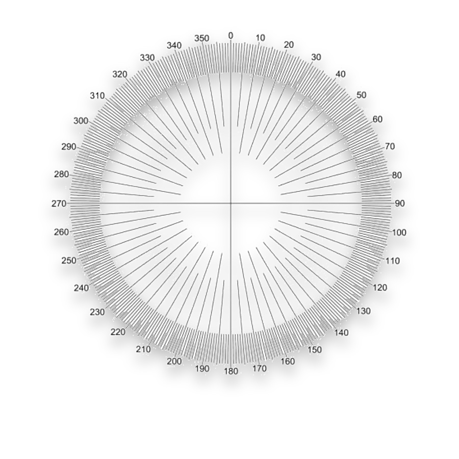 Protractor Reticles — NE45
