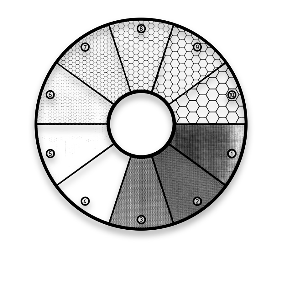 Grain-Size Comparison Reticles — G46