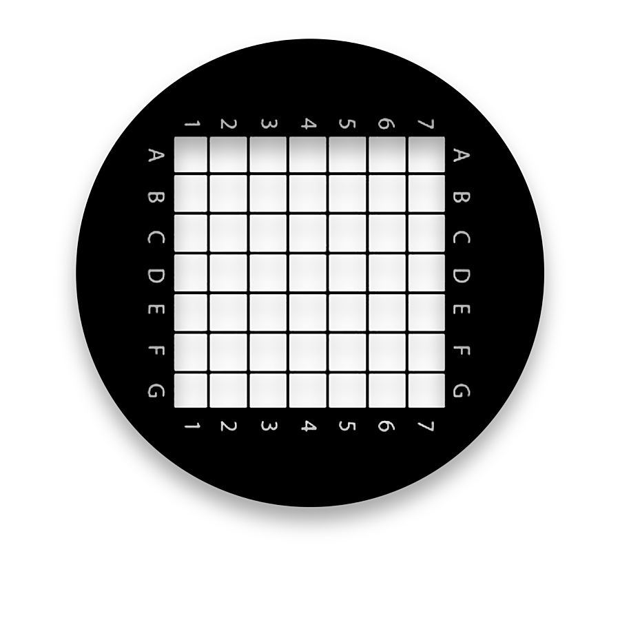 TEM Coordinate Grids — 7HX-100