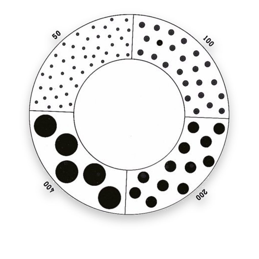 Particle-Sizing Comparison Reticles — NG30