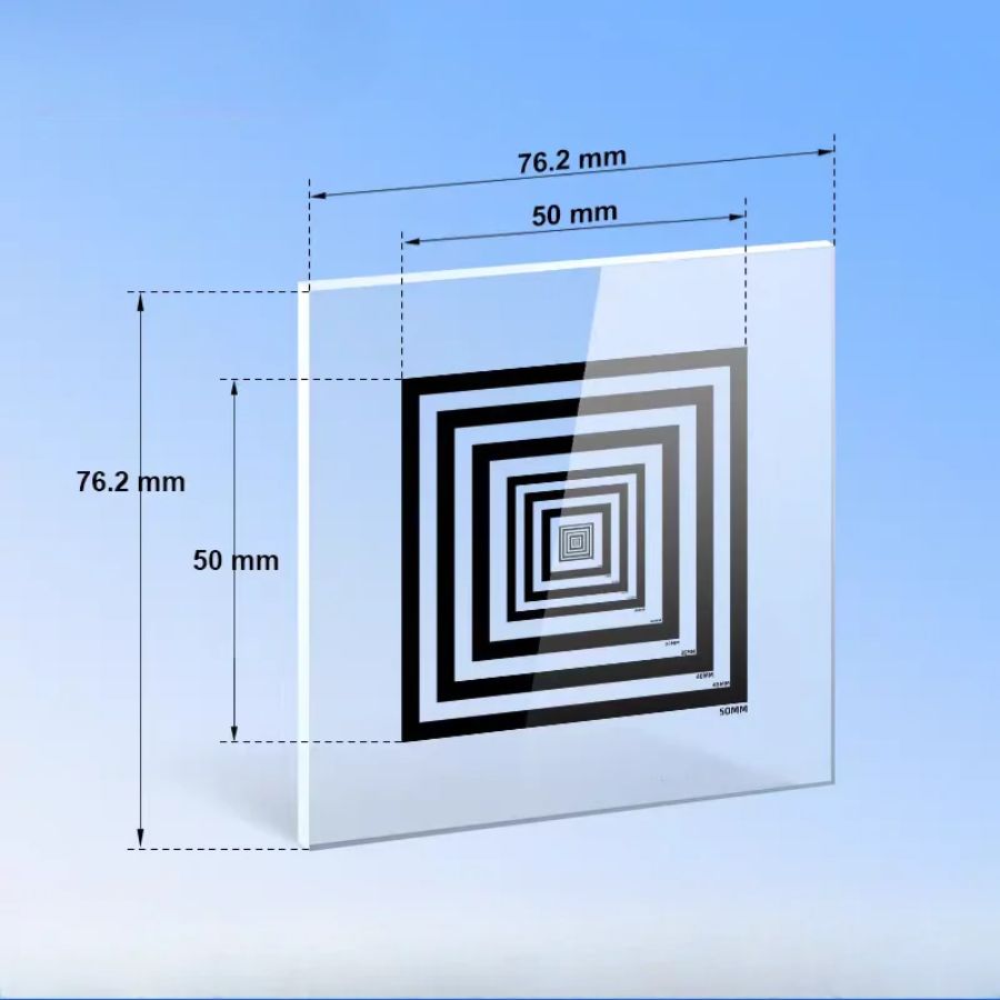 Concentric Square Test Targets: Concentric squares / alternate view
