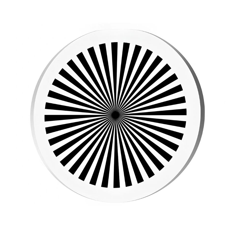 Siemens Star Targets: Circular star target view