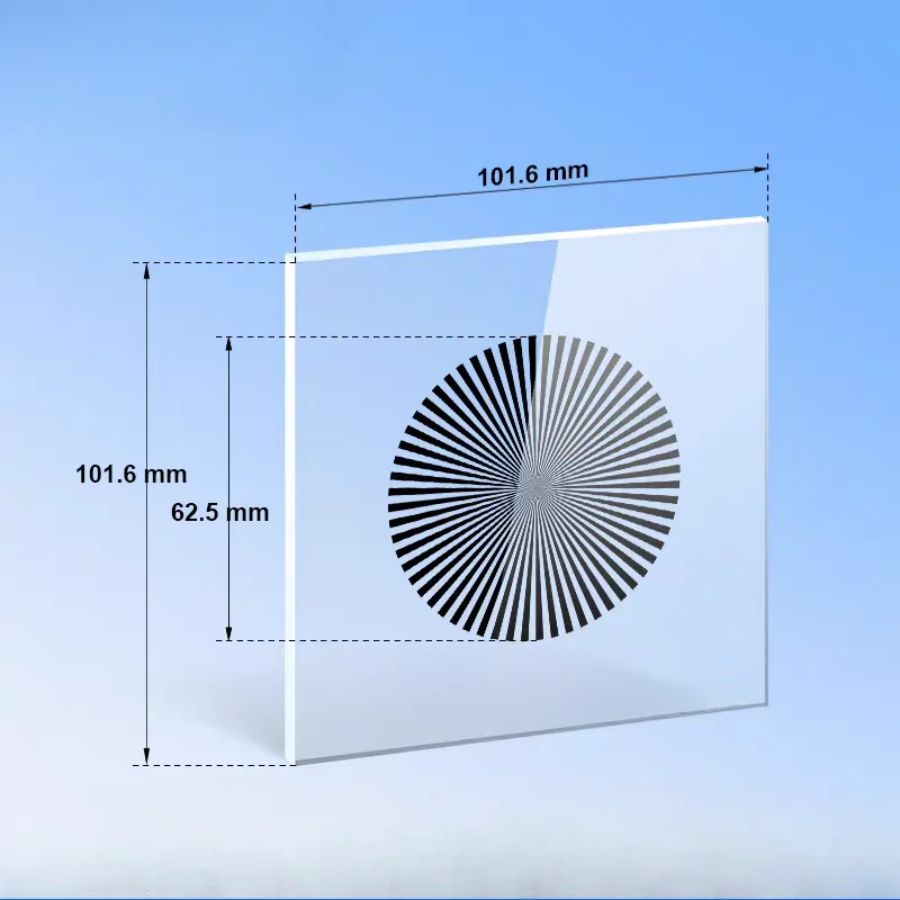 Siemens Star Targets: Coarse star / 62.5 mm field