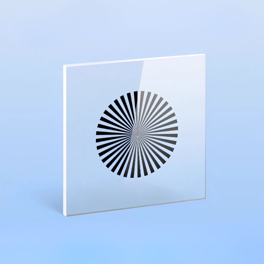 Siemens Star Targets: Square star target view