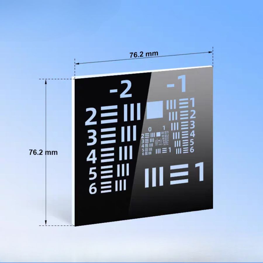 USAF 1951 Resolution Targets: Opaque-field square format